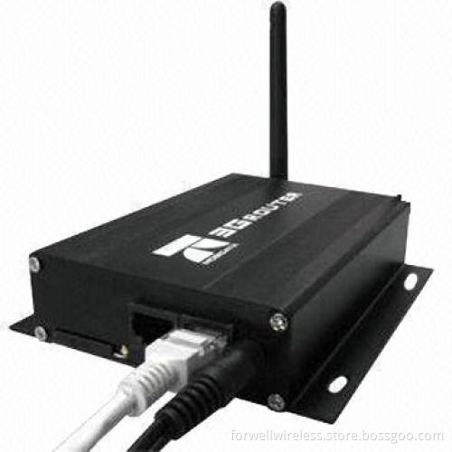 Auto resetting industrial Ethernet LAN HSUPA 3G router with SMA antenna, SIM slot, port forwarding
